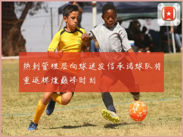 热刺管理层向球迷发信承诺球队将重返辉煌巅峰时刻